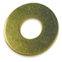 FLAT WASHER BRASS #4  (100/BOX)