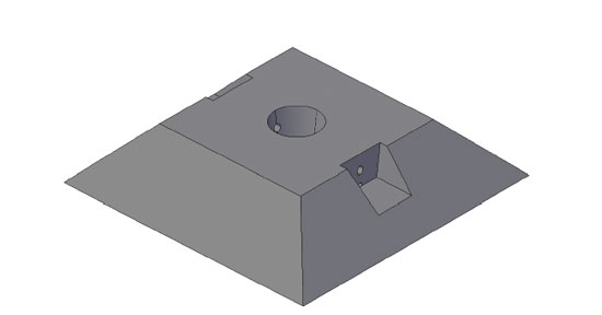 SOLID MOORING BLOCK DRY WEIGHT 255 LBS