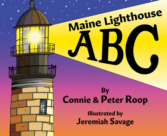 BOOK MAINE LIGHTHOUSE ABC BY CONNIE & PETER ROOP