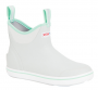 XTRATUF ANKLE DECK BOOT 6" WOMENS GRAY/LIGHT GREEN SIZE 7
