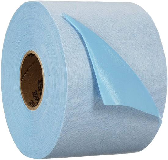 3M SELF STICK LIQUID PROTECTION FABRIC BLUE 4" X 300' PER ROLL