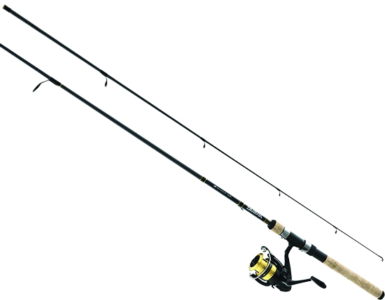 LEW'S HYPERSONIC SPINNING COMBO 2PC 6