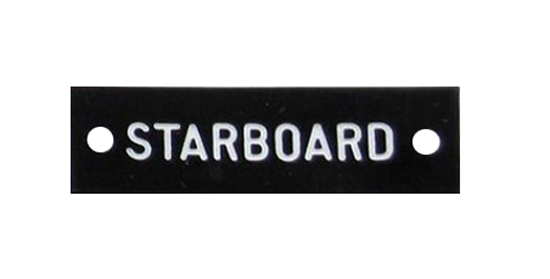 IDENTI-PLATE STARBOARD