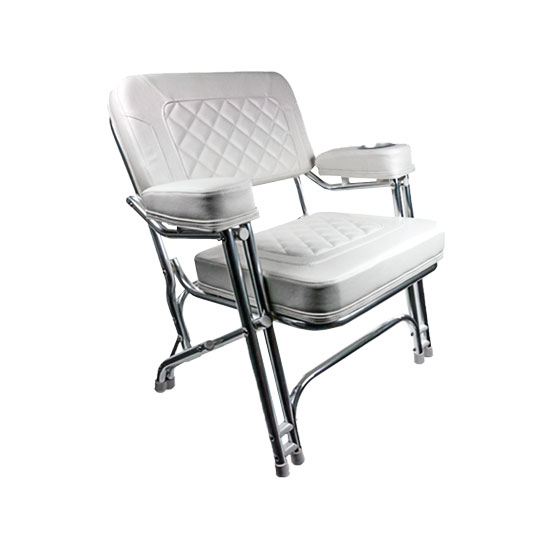 Departments SPRINGFIELD 1080125 CR PREMIUM DECK CHAIR W CUP HOLDER CREAM