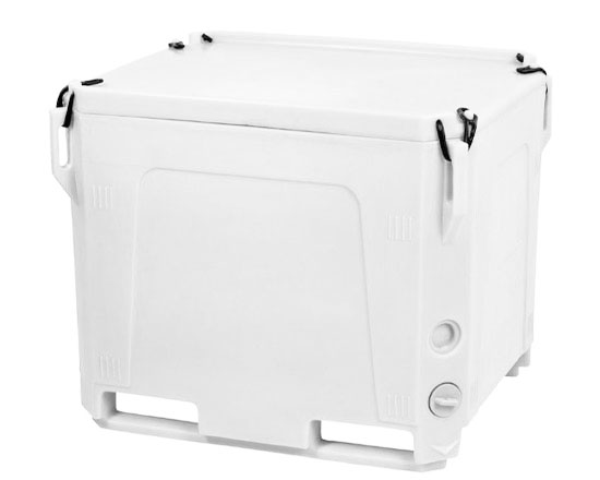 FISH BOX INSULATED W/ LID 36L X 28W X 28H 80 GAL