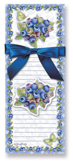 MAGNETIC NOTE PAD BLUBERRY