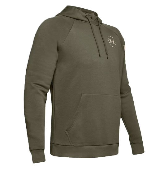 New】Under Armour Men's【UA Freedom Logo Fleece Hoodie】Grey