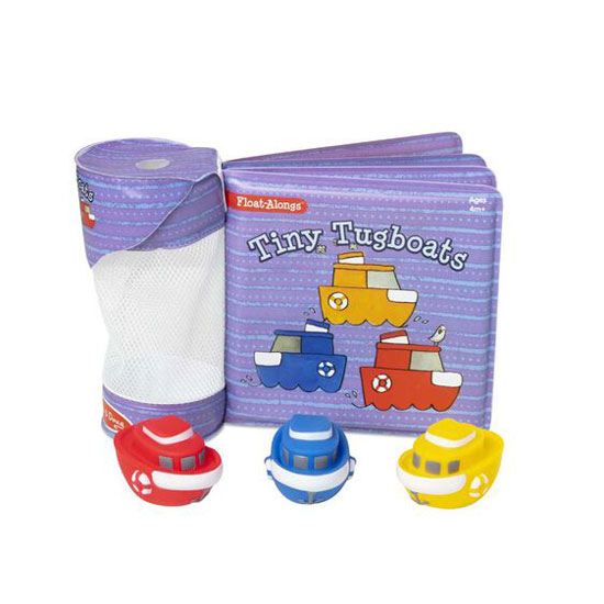 FLOAT ALONGS TINY TUGBOATS BATH BOOK