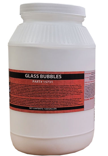 FIBERLAY GLASS BUBBLES 1 LB CONTAINER