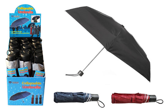 FOLDING UMBRELLA ASSORTED COLORS