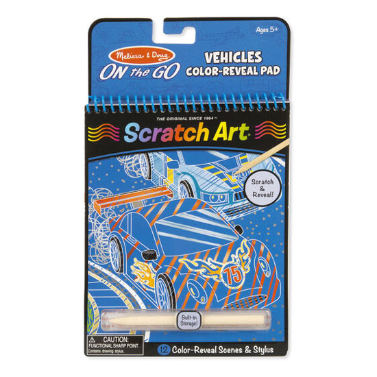 ON THE GO SCRATCH ART VEHICLES