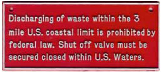 PLAQUE DISCHARGING WASTE RIGID PLASTIC