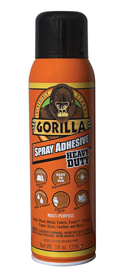 Gorilla Glue Spray Adhesive Heavy Duty 4 oz