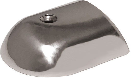 RUB RAIL END CAP 316 STAINLESS STEEL  1-5/8" WIDE