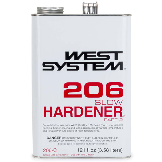 WEST SYSTEM&reg; 206 SLOW HARDENER&reg; 0.94 GALLON