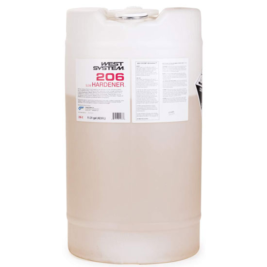 WEST SYSTEM&reg; 206 SLOW HARDENER&reg; 11.31 GALLON