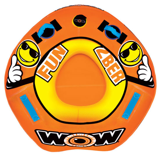 WOW TOWABLE FUN 2BER STARTER KIT 1 PERSON, WITH TUBE, 12V DC PUMP & ROPE