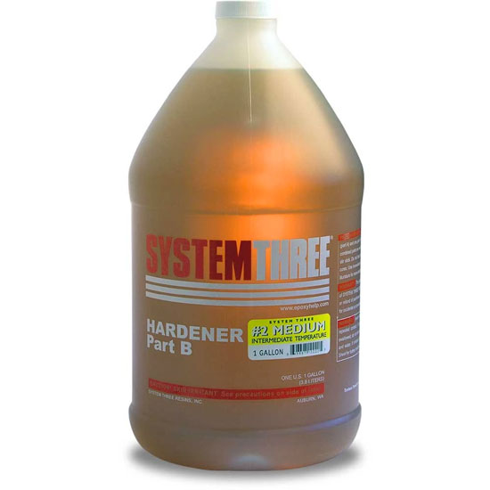 SYSTEM THREE EPOXY HARDENER MEDIUM MULTI-PURPOSE GALLON