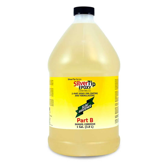 SYSTEM THREE EPOXY HARDENER SLOW SILVERTIP 2.5 GALLON