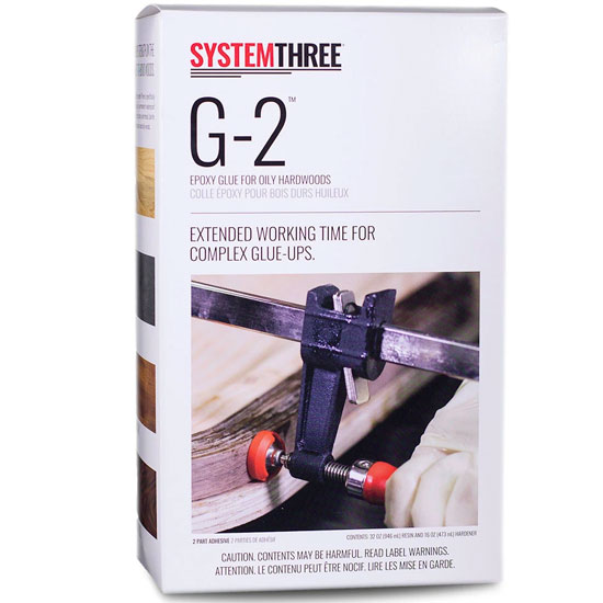 SYSTEM THREE ADHESIVE G-2 EPOXY GLUE 12 OZ KIT