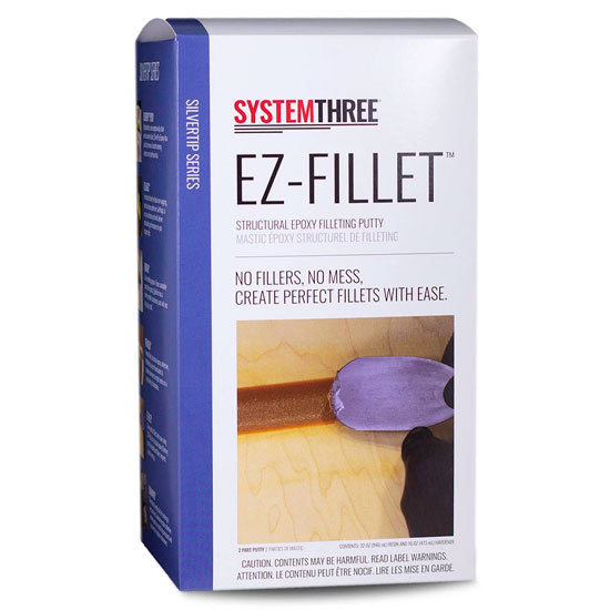 SYSTEM THREE WOOD FLOUR EPOXY PUTTY EZ-FILLET 1.5 QUART KIT