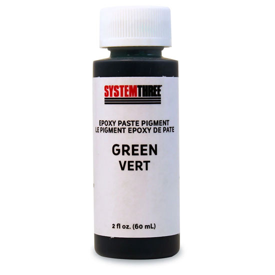 SYSTEM THREE EPOXY PIGMENT DISPERSION GREEN 2 OZ (BY EACH)