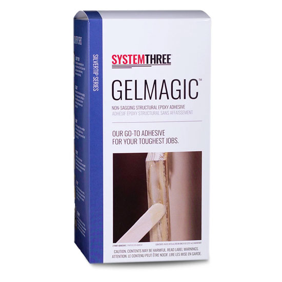 SYSTEM THREE ADHESIVE SILVERTIP GELMAGIC (1-1/2 PINT KIT)