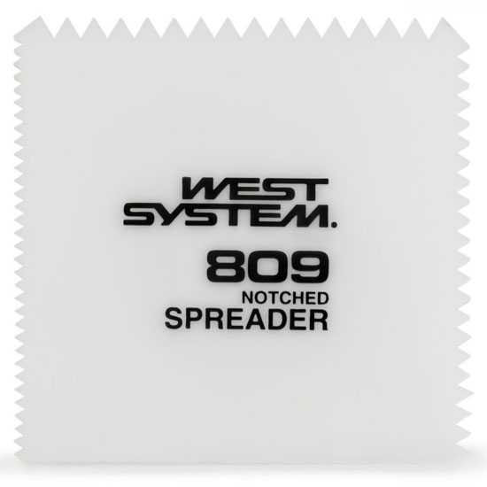 WEST SYSTEM&reg; NOTCHED SPREADER PLASTIC