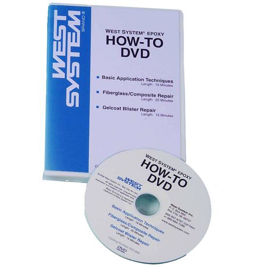 WEST SYSTEM&reg; EPOXY HOW-TO DVD 59 MINUTES