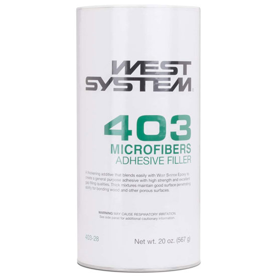 WEST SYSTEM&reg; 403 MICROFIBERS OFF-WHITE 20 OZ