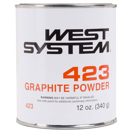 WEST SYSTEM&reg; 423 GRAPHITE POWDER BLACK 12 OZ