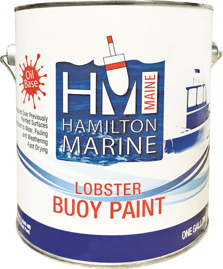 HM OIL BASE BUOY PAINT BLACK GALLON