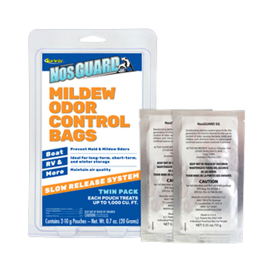 NOSGUARD SG MOLD/MILDEW ODOR CONTROL BAGS SLOW RELEASE 2/PACK 10GR