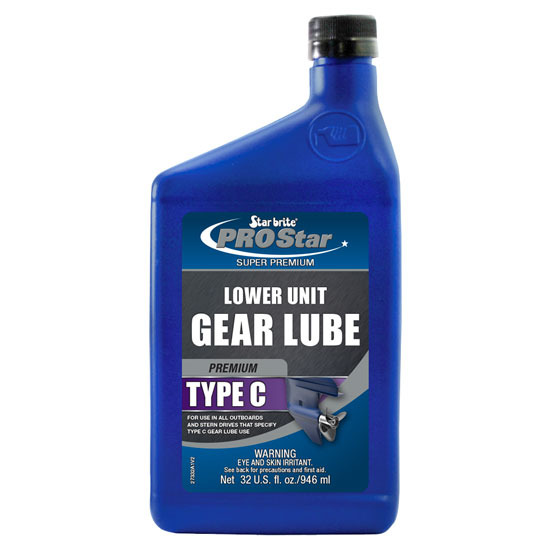 STAR BRITE&REG; GEAR OIL PREMIUM TYPE C FOR LOWER UNIT 32 OZ