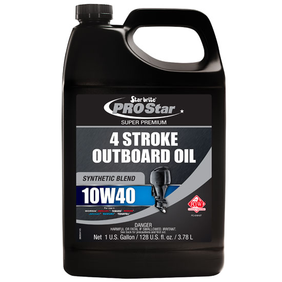 STAR BRITE&REG; 4 STROKE OUTBOARD OIL SAE 10W40 GALLON