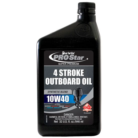 4 STROKE OUTBOARD OIL PRO STAR PREMIUM SAE 10W40 QT