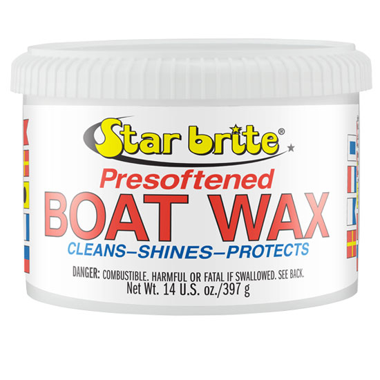 STAR BRITE&REG; BOAT WAX PASTE PRESOFTENED 14 OZ CAN