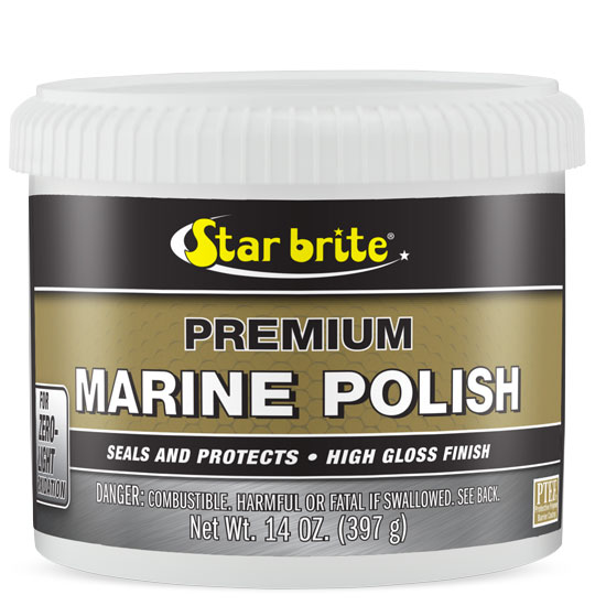 STAR BRITE&REG; PREMIUM MARINE POLISH PRESOFTENED PASTE WITH TEFLON 14 OZ