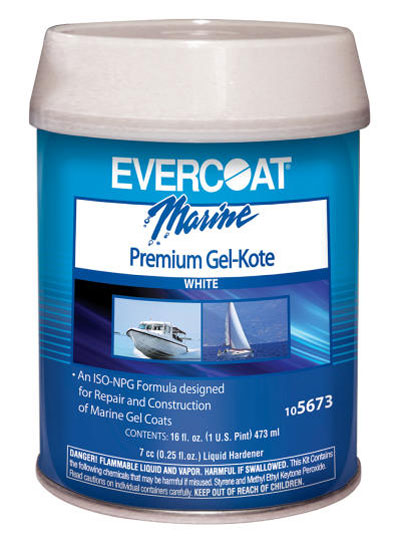 EVERCOAT MARINE PREMIUM GEL-KOTE WHITE PINT