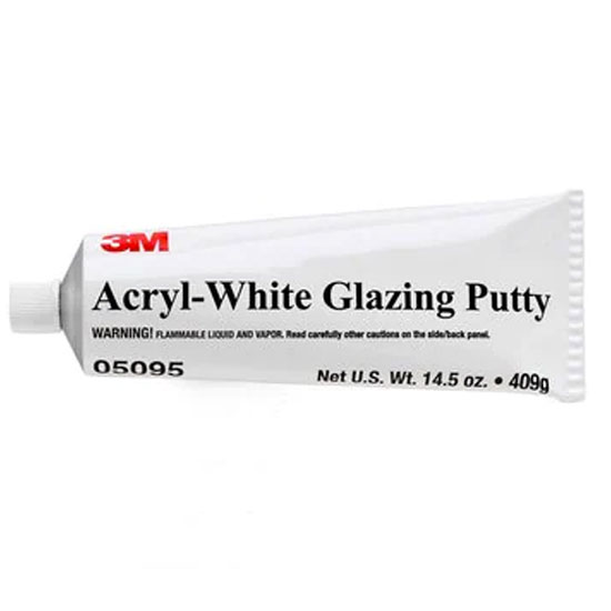 3M ACRYL-WHITE GLAZING PUTTY 14.5 OZ TUBE