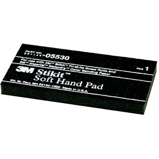 3M STICKIT SOFT HAND PAD 5.5" X 2.75"