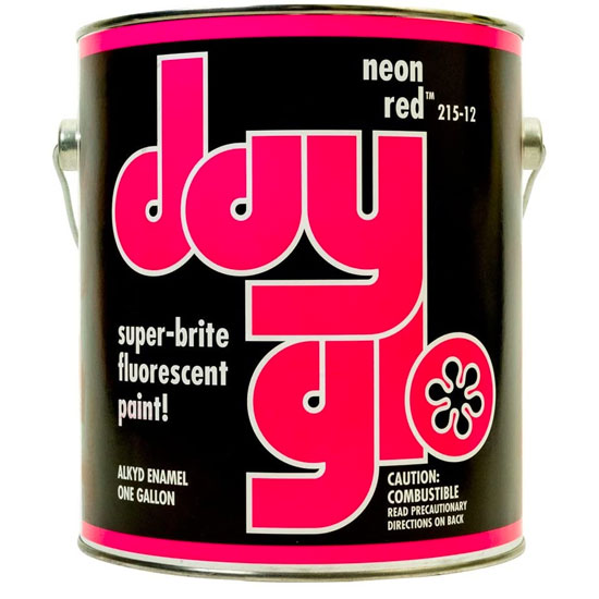 PAINT BUOY DAYGLO NEON RED QUART