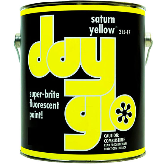 PAINT BUOY DAYGLO SATURN YELLOW QUART