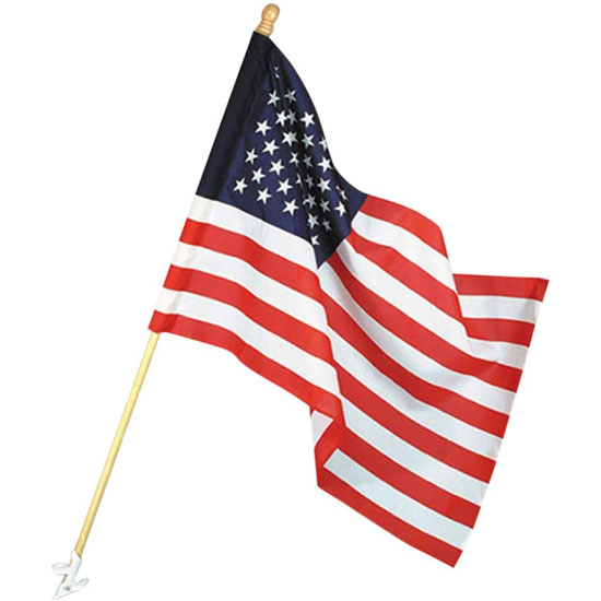 US Flag Store White Nylon Flag