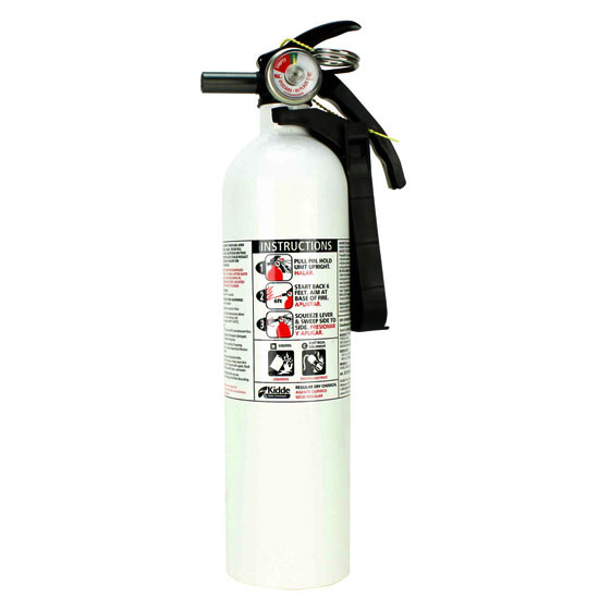 B fire clearance extinguisher