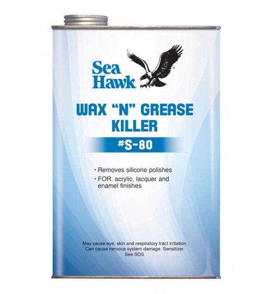 SEA HAWK WAX "N" GREASE KILLER FOR FIBERGLASS QUART