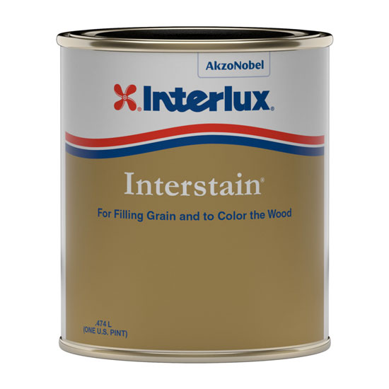 INTERLUX INTERSTAIN WOOD STAIN RED MAHOGANY PINT