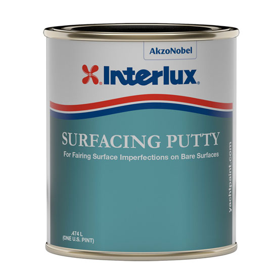 INTERLUX SURFACING PUTTY WHITE (PINT)