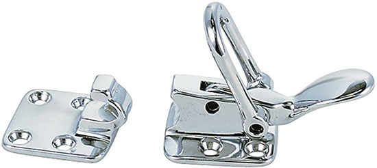 CLAMP HOLD DOWN CHROME FLAT MOUNT