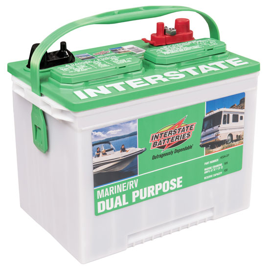 INTERSTATE HD24-DP BATTERY MARINE DUAL PURPOSE GROUP SIZE 24M 405 CCA 100